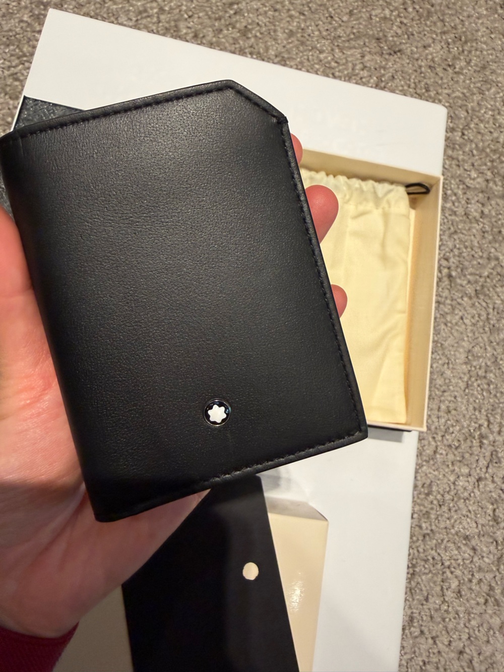 BNIB Montblanc Meisterstück Black Leather
Mini Wallet/ Full Set - Picture 10 of 14